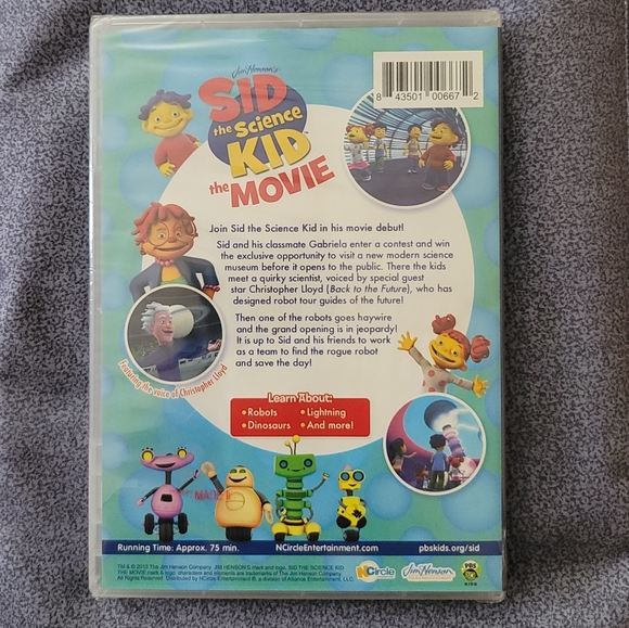NWOT Jim Henson's Sid the Science Kid DVD - Picture 2 of 2